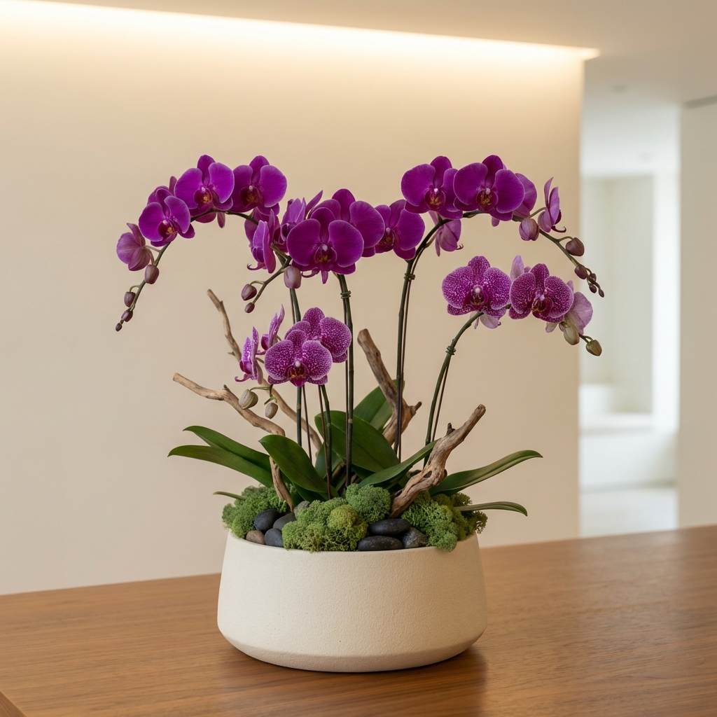 Exotic Orchid arrangement by Zogmarexrrex