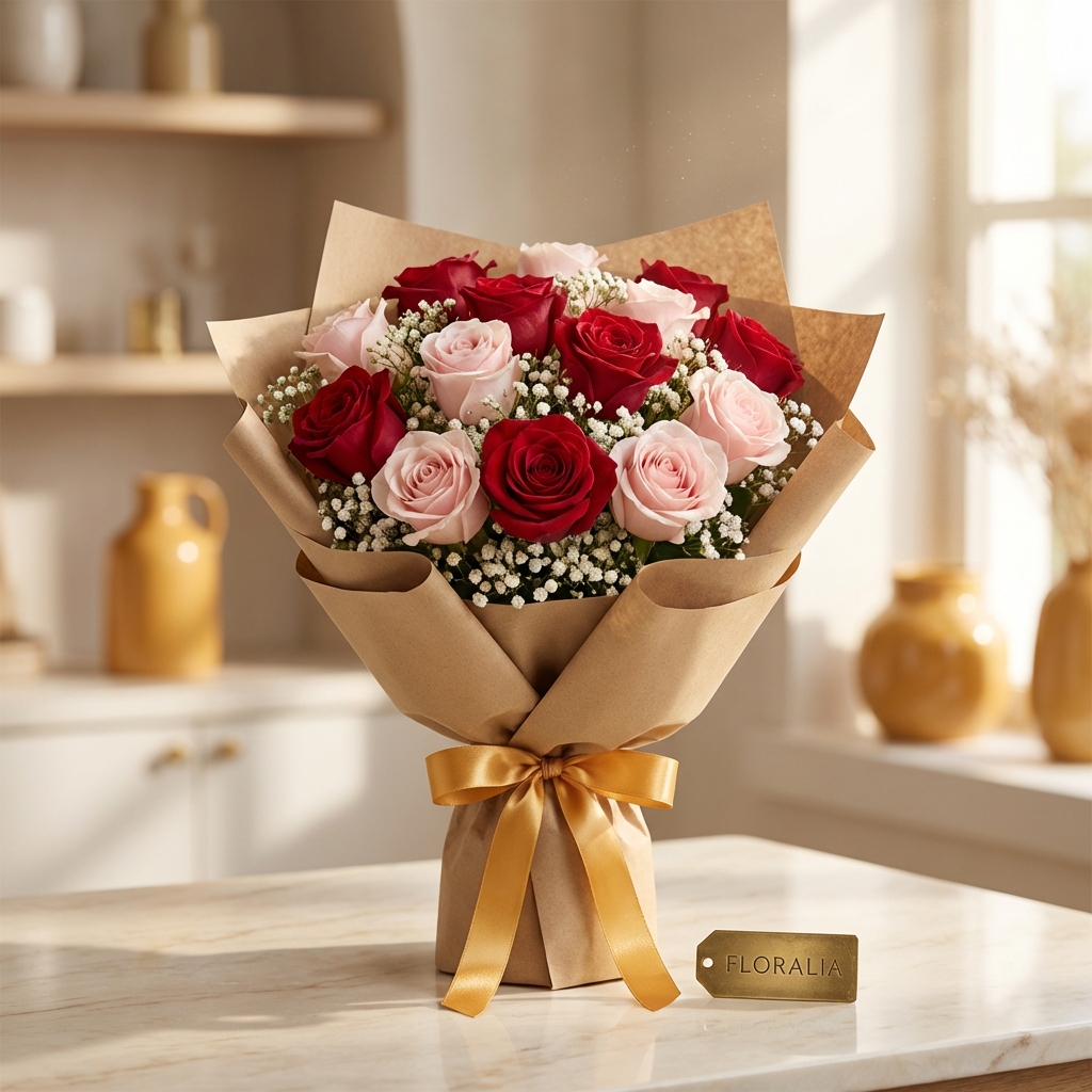 Romance in Bloom rose bouquet by Zogmarexrrex